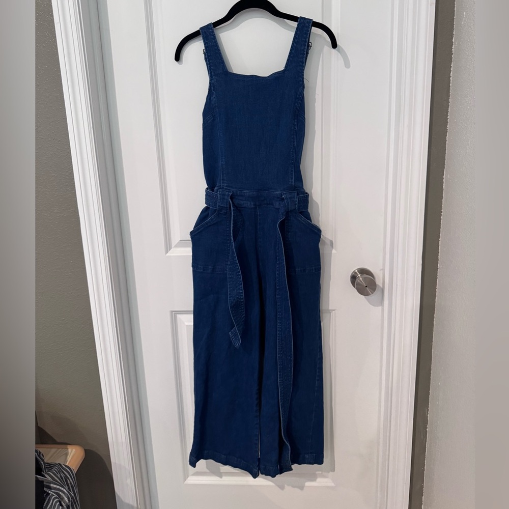 RACHEL Rachel Roy Light Blue Denim Jumpsuit